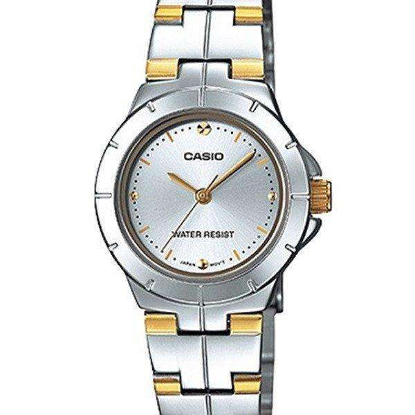 Casio LTP-1242SG-7C Two Tone Stainless Steel Strap Watch for Women-Watch Portal Philippines