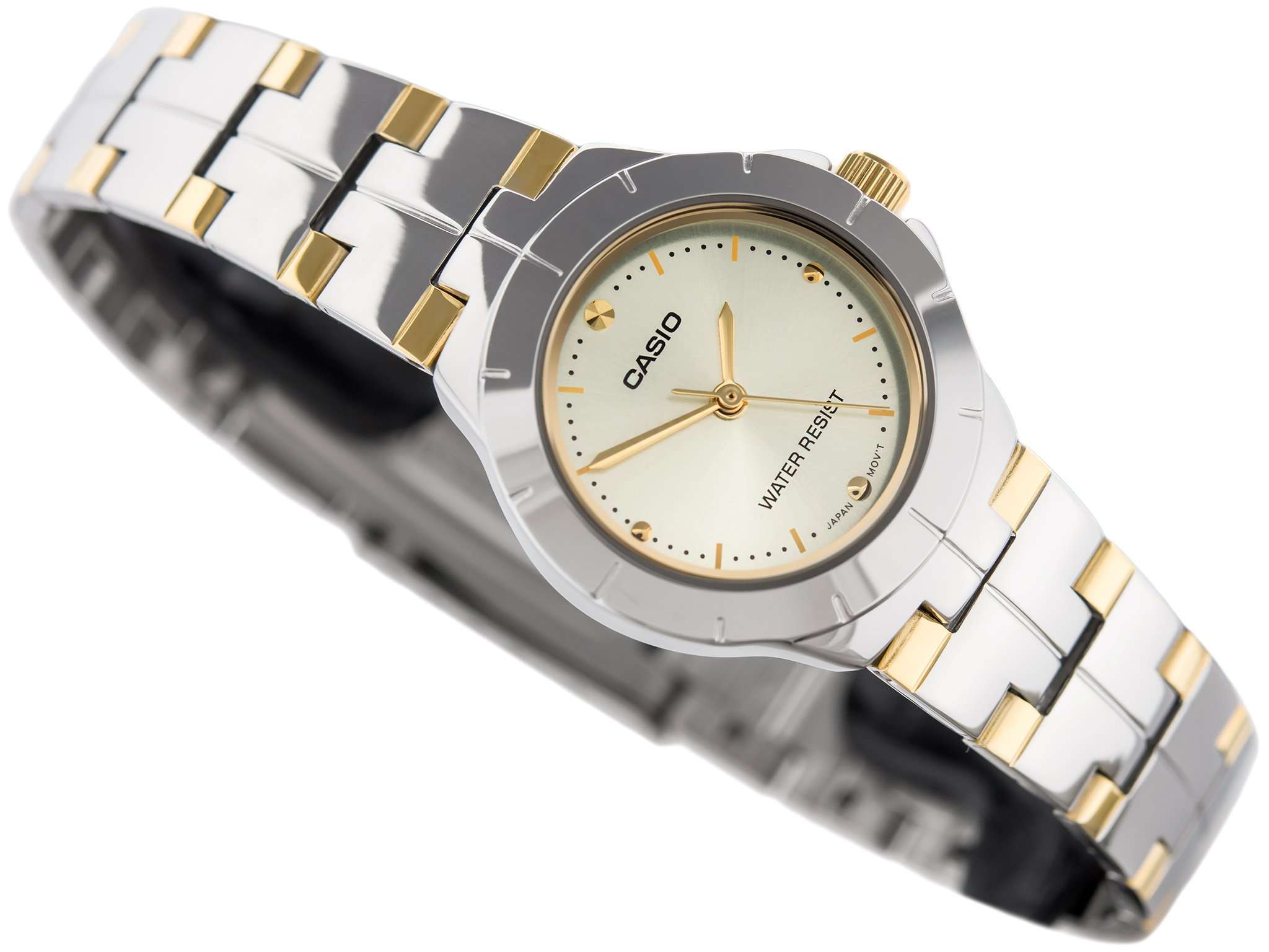 Casio LTP-1242SG-9C Two Tone Gold Dial Watch for Women-Watch Portal Philippines