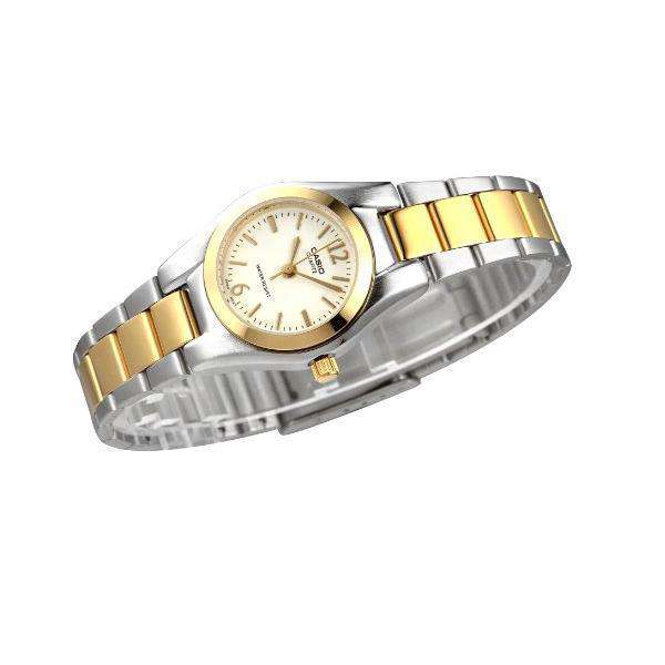 Casio LTP-1253SG-7A Two Tone Stainless Steel Watch for Women-Watch Portal Philippines