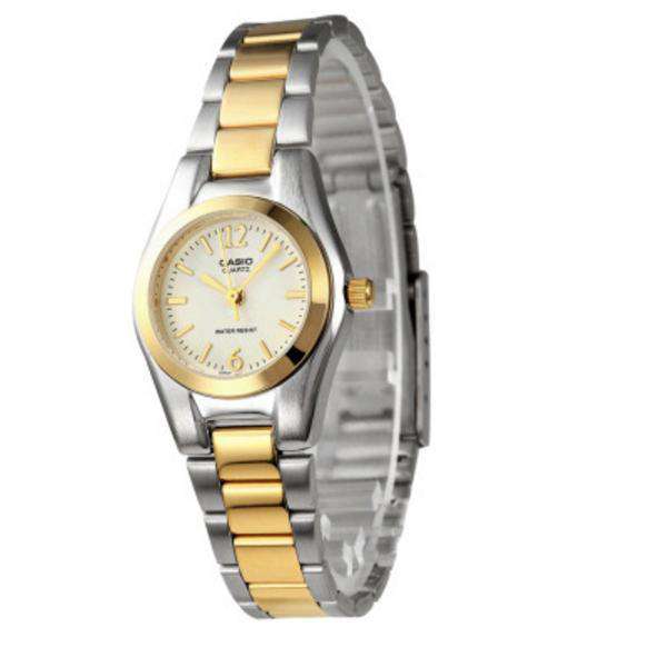 Casio LTP-1253SG-7A Two Tone Stainless Steel Watch for Women-Watch Portal Philippines