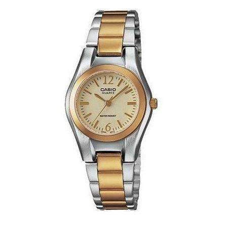 Casio LTP-1253SG-9A Two Tone Stainless Steel Watch for Women-Watch Portal Philippines