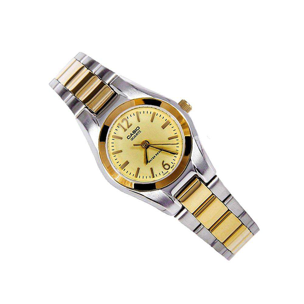Casio LTP-1253SG-9A Two Tone Stainless Steel Watch for Women-Watch Portal Philippines