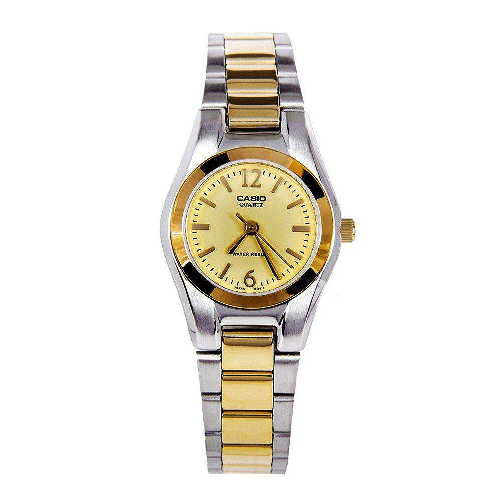 Casio LTP-1253SG-9A Two Tone Stainless Steel Watch for Women-Watch Portal Philippines