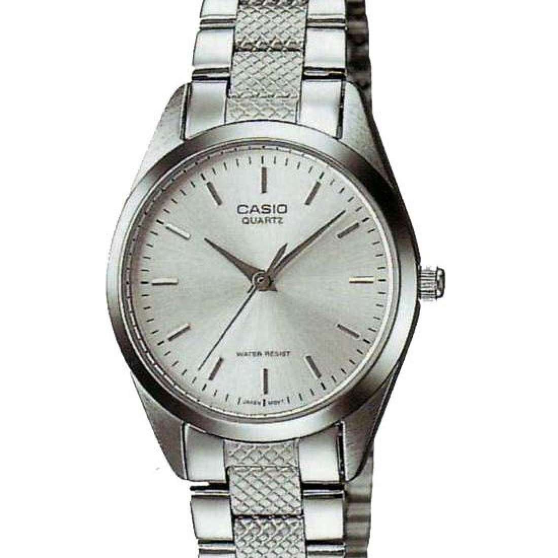 Casio LTP-1274D-7ADF Silver Stainless Steel Strap Watch for Women-Watch Portal Philippines