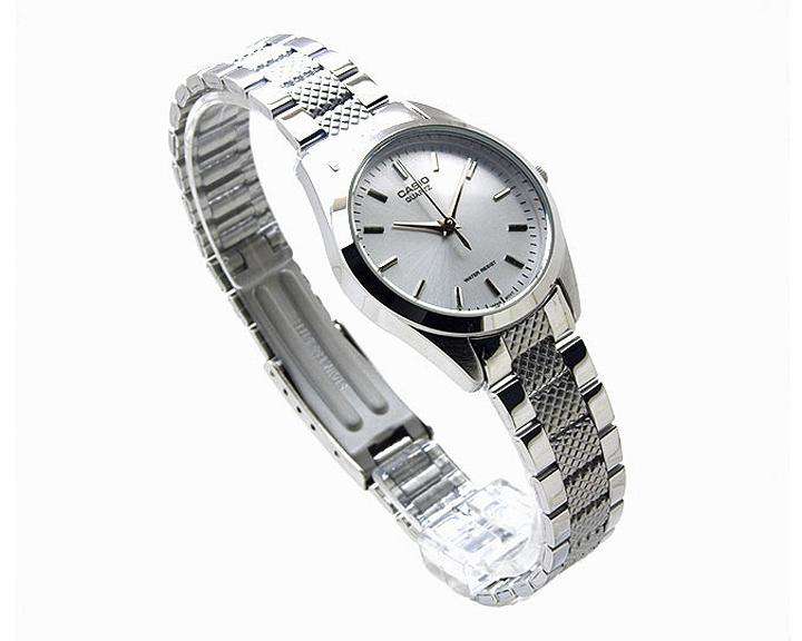 Casio LTP-1274D-7ADF Silver Stainless Steel Strap Watch for Women-Watch Portal Philippines
