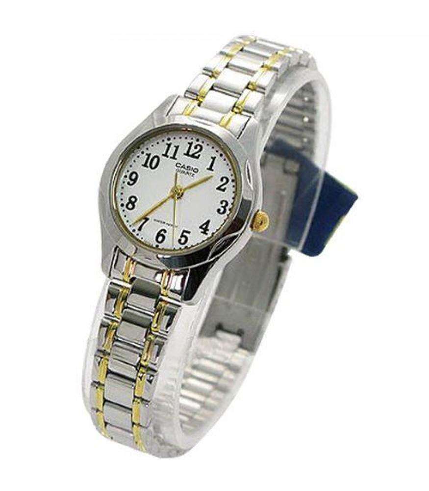 Casio LTP-1275SG-7BDF Two Tone Stainless Steel Strap Watch for Women-Watch Portal Philippines