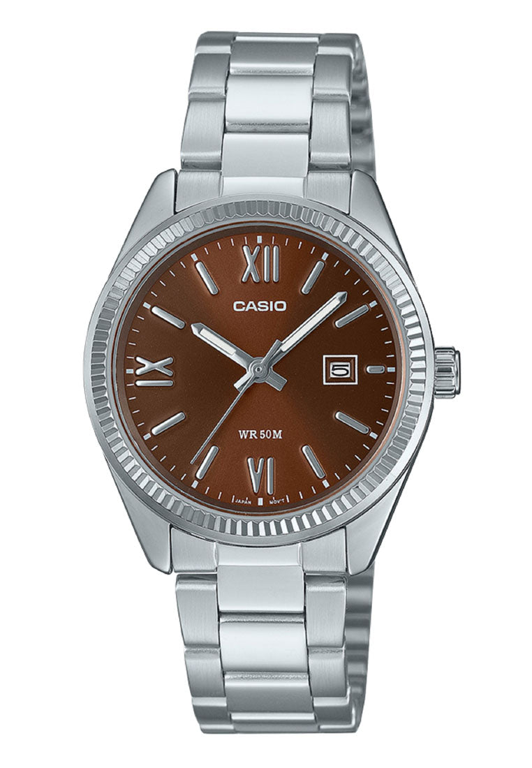 Casio LTP-1302DD-5A Analog Stainless Steel Strap Watch for Women-Watch Portal Philippines