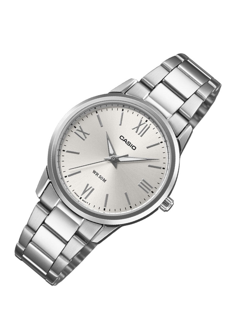 Casio LTP-1303DD-7A Analog Stainless Steel Strap Watch for Women-Watch Portal Philippines