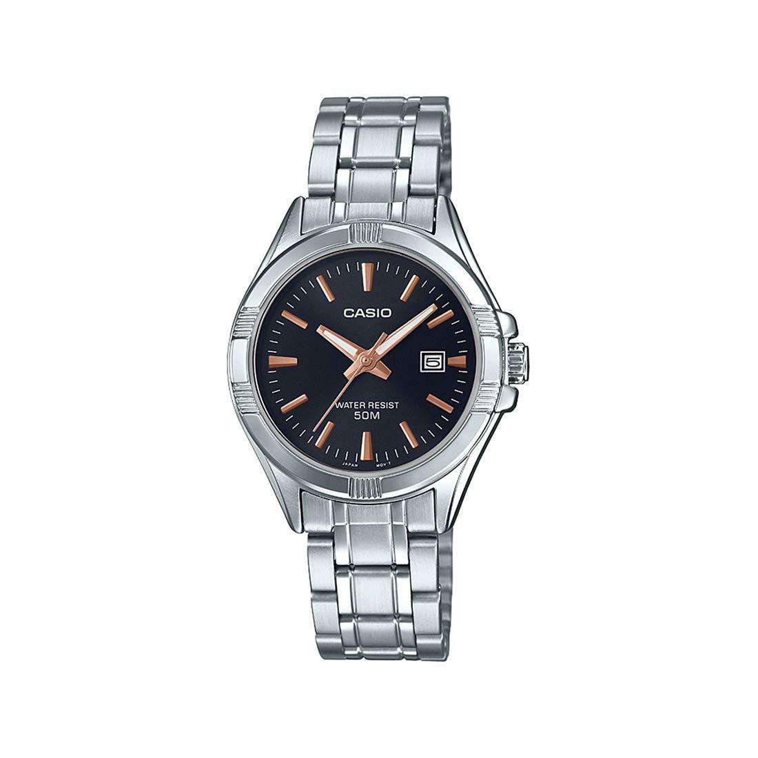 Casio LTP-1308D-1A2VDF Silver Stainless Steel Strap Watch for Women-Watch Portal Philippines