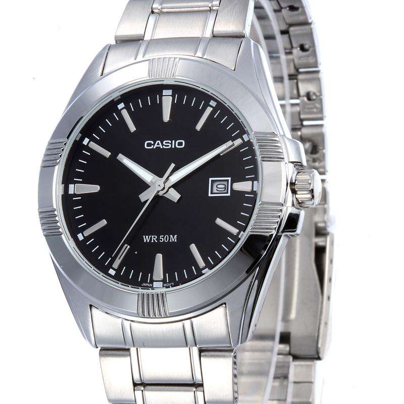 Casio LTP-1308D-1AVDF Silver Stainless Steel Strap Watch for Women-Watch Portal Philippines