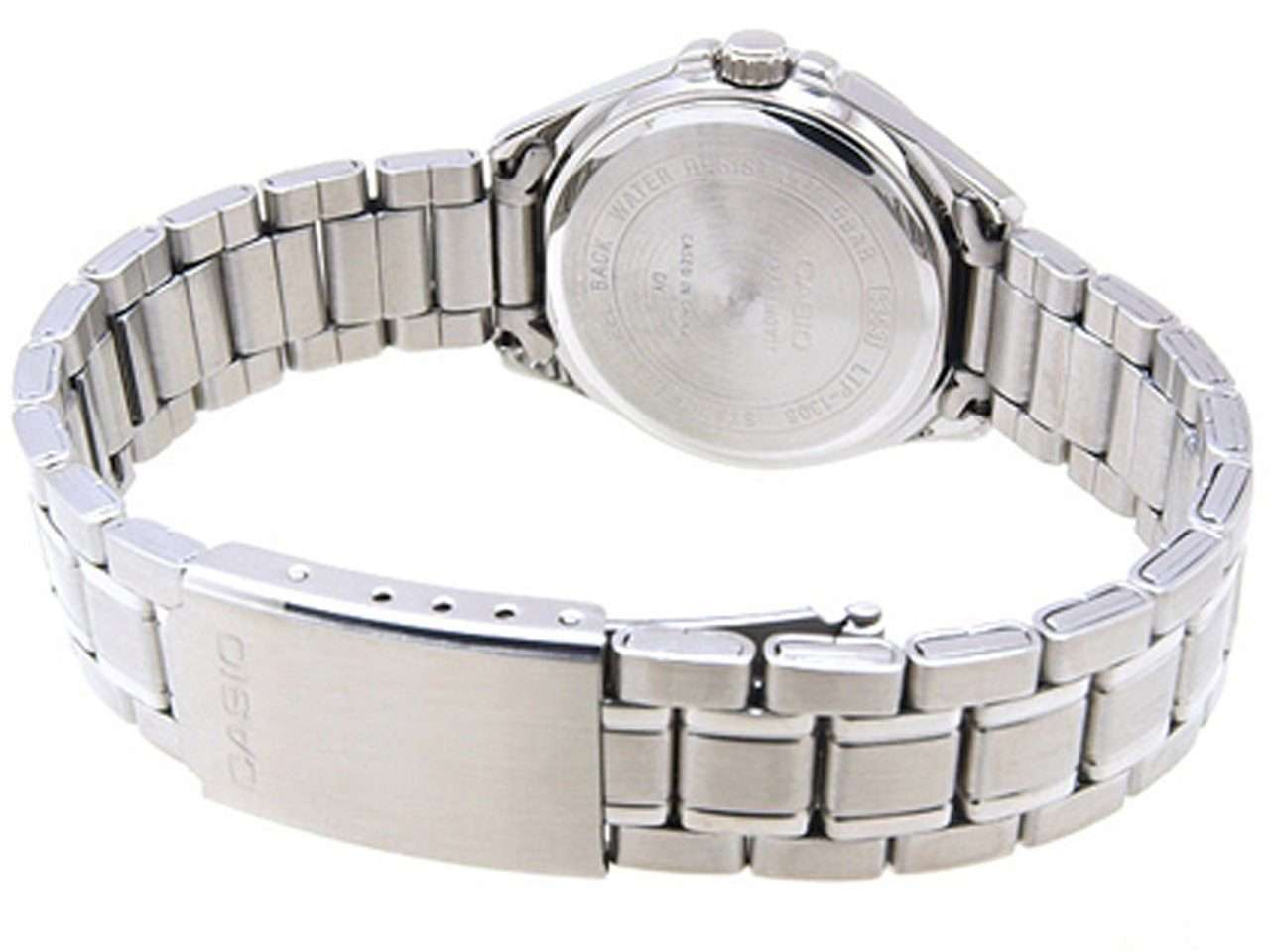 Casio LTP-1308D-1AVDF Silver Stainless Steel Strap Watch for Women-Watch Portal Philippines