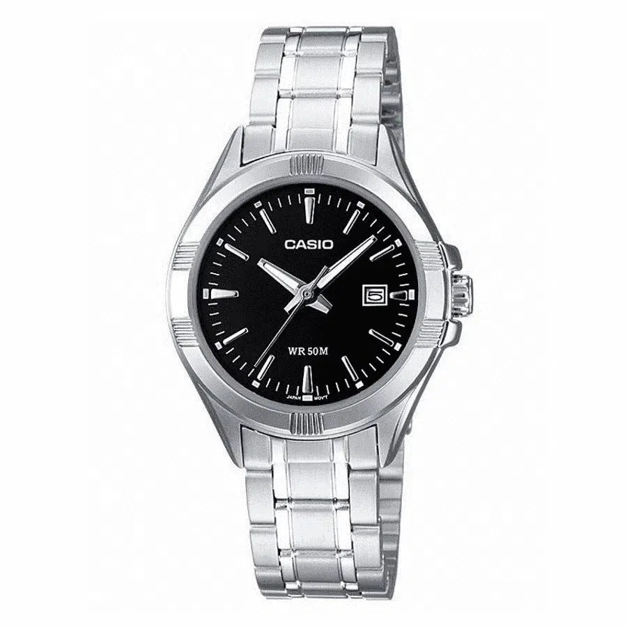 Casio LTP-1308D-1AVDF Silver Stainless Steel Strap Watch for Women-Watch Portal Philippines