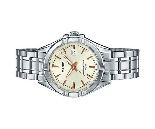 Casio LTP-1308D-9AVDF Silver Stainless Steel Strap Watch for Women-Watch Portal Philippines