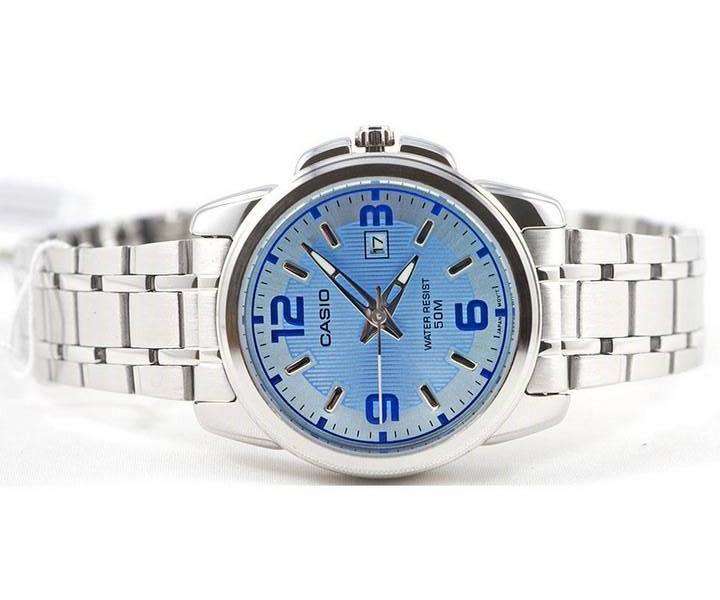 Casio LTP-1314D-2AVDF Silver Stainless Steel Strap Watch for Women-Watch Portal Philippines