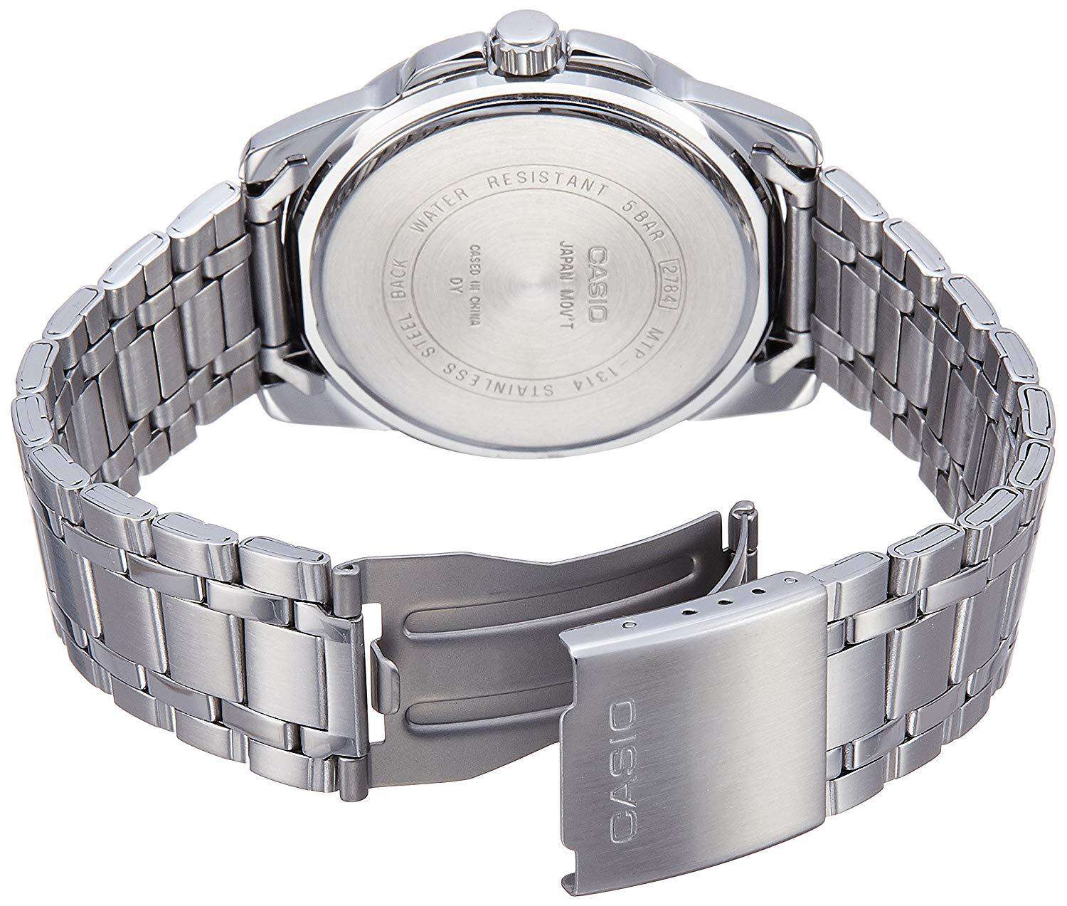 Casio LTP-1314D-2AVDF Silver Stainless Steel Strap Watch for Women-Watch Portal Philippines