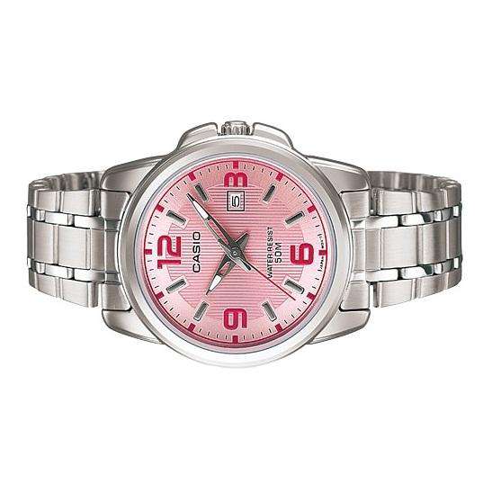Casio LTP-1314D-5AVDF Silver Stainless Steel Strap Watch for Women-Watch Portal Philippines