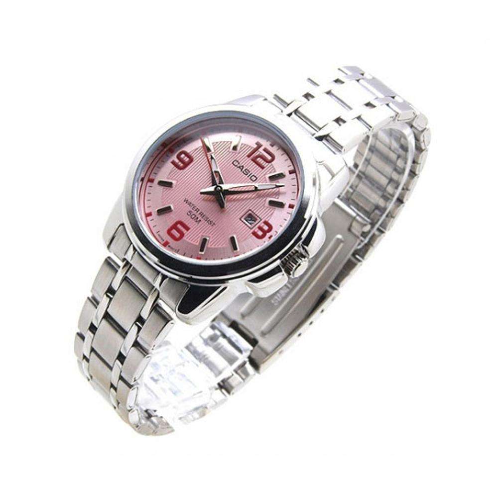 Casio LTP-1314D-5AVDF Silver Stainless Steel Strap Watch for Women-Watch Portal Philippines
