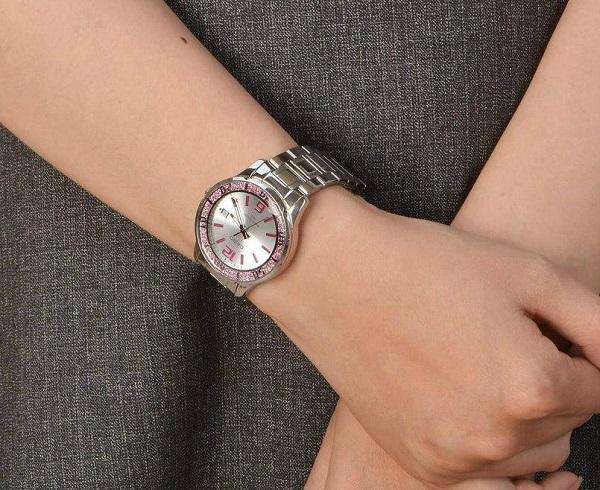 Casio LTP-1359D-4AVDF Silver Stainless Steel Strap for Women-Watch Portal Philippines