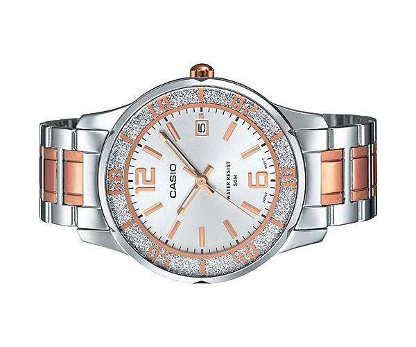 Casio LTP-1359RG-7AVDF Two Tone Stainless Steel Strap Watch for Women-Watch Portal Philippines