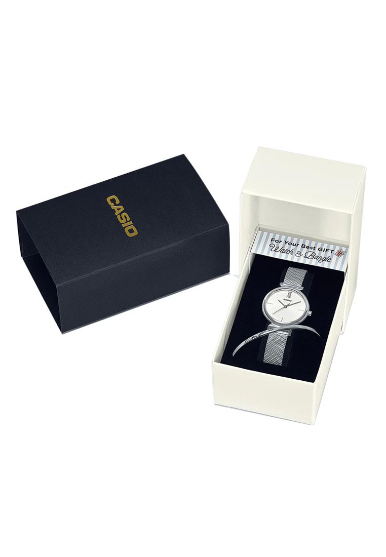 Casio LTP-2023VM-7CDR Analog Stainless Steel Strap Watch For Women-Watch Portal Philippines