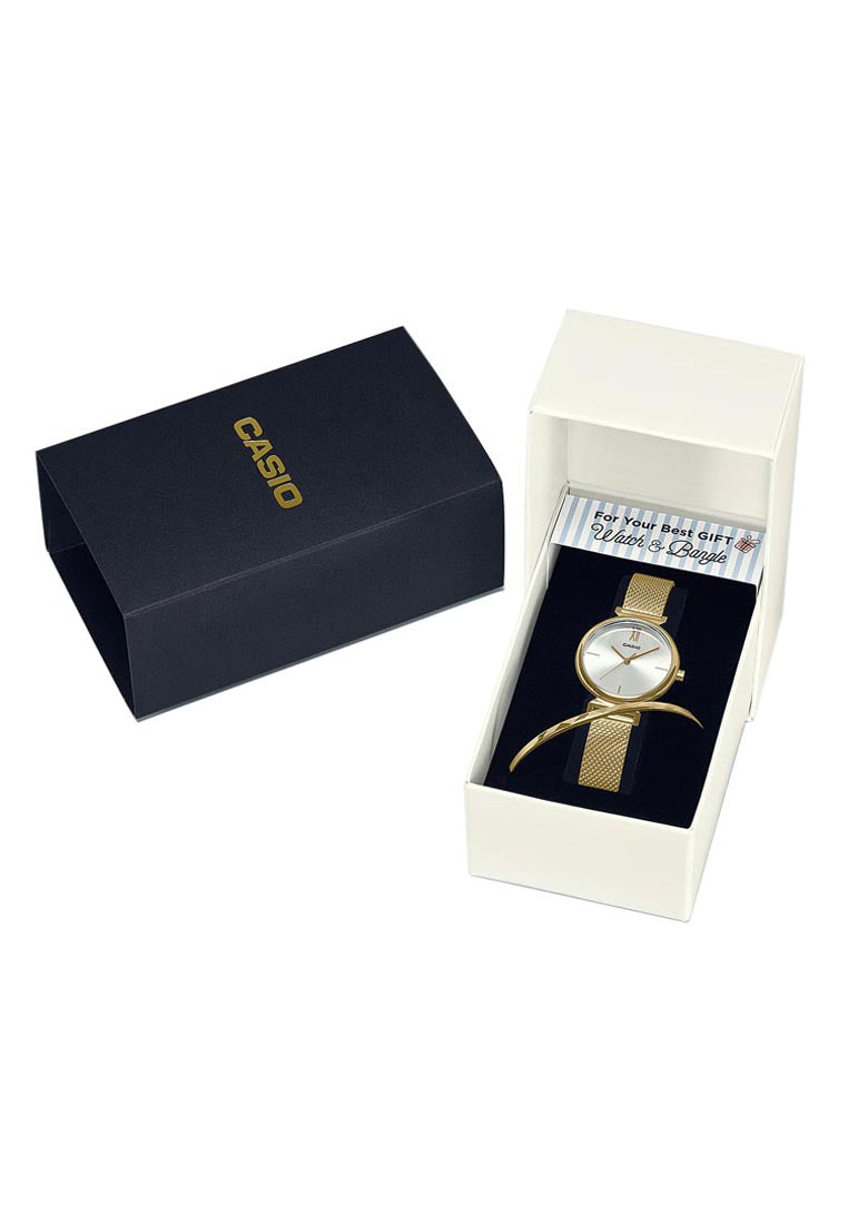 Casio Ltp-2023vmg-7cdr Analog Stainless Steel Strap Watch For Women-Watch Portal Philippines