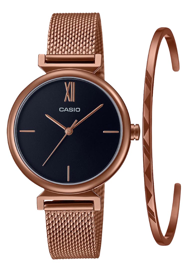 Casio LTP-2023VMR-1CDR Analog Watch Stainless Steel Strap For Women-Watch Portal Philippines