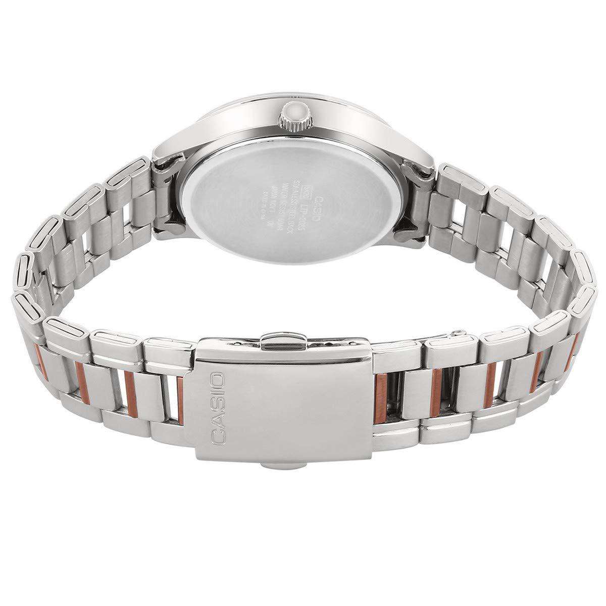 Casio LTP-2085RG-1A Two- Toned Stainless Steel Watch for Women-Watch Portal Philippines