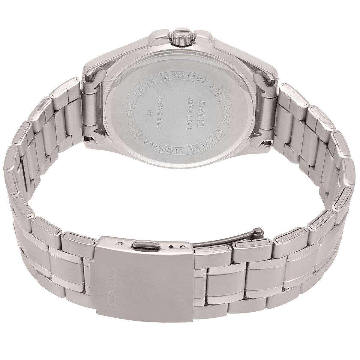 Casio LTP-2088D-1A2 Silver Stainless Watch for Women-Watch Portal Philippines