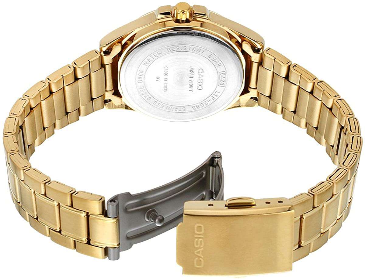 Casio LTP-2088G-9A Gold Stainless Watch for Women-Watch Portal Philippines