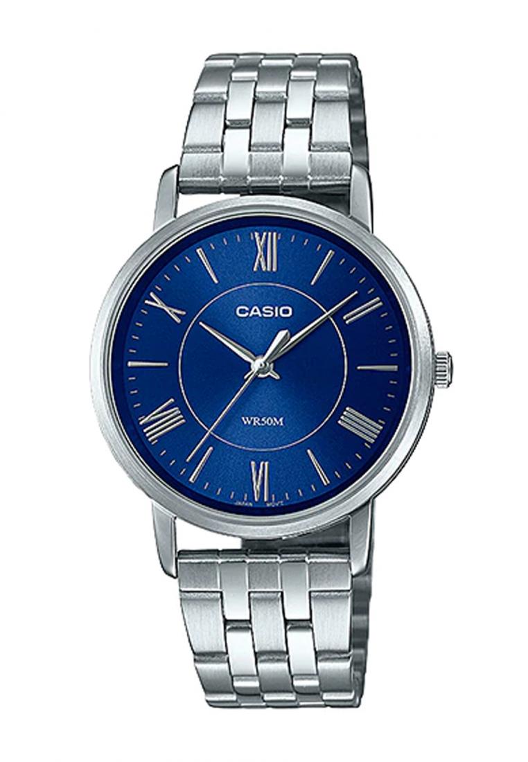 Casio LTP-B110D-2A Analog Stainless Steel Strap Watch For Women-Watch Portal Philippines
