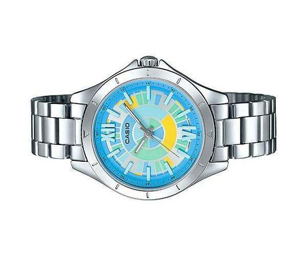 Casio LTP-E129D-2A Silver Stainless Steel Strap Watch for Women-Watch Portal Philippines