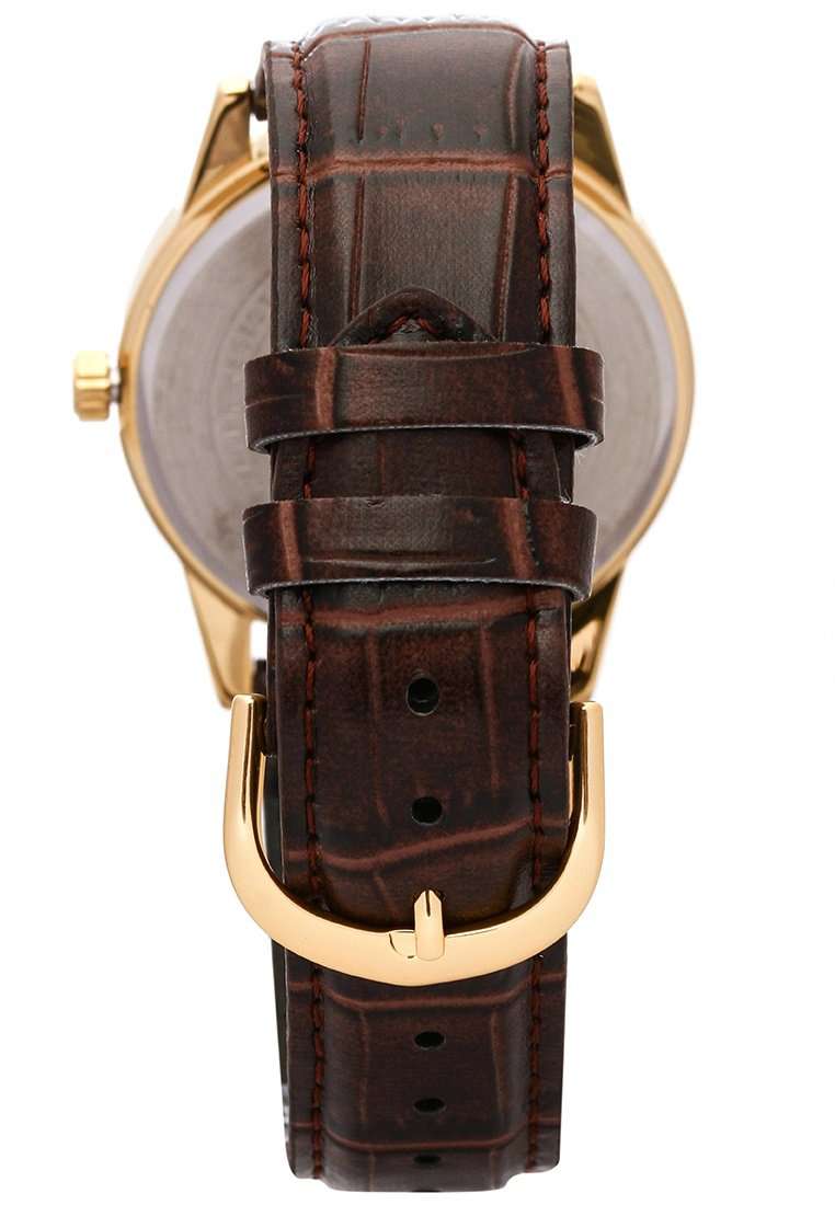 Casio LTP-V001GL-1B Brown Leather Watch for Women-Watch Portal Philippines