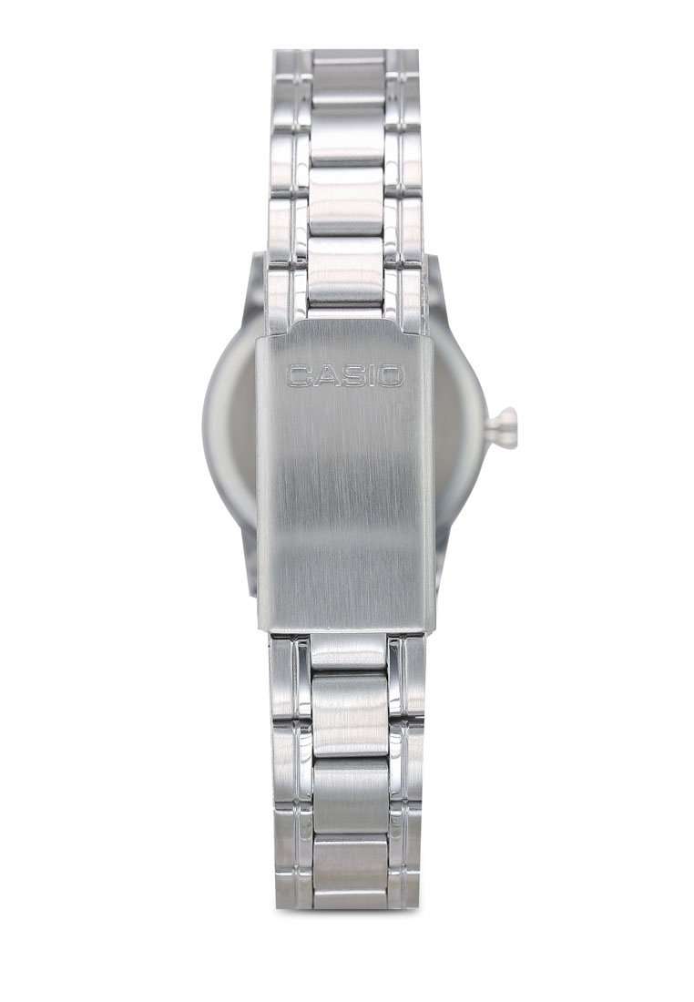 Casio LTP-V002D-1B Silver Stainless Steel Strap Watch for Women-Watch Portal Philippines