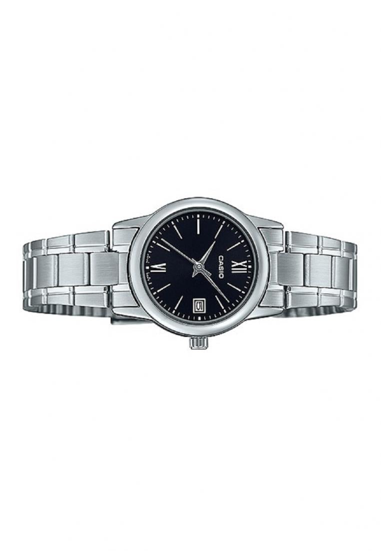 Casio LTP-V002D-1B3 Analog Stainless Steel Strap Watch For Women-Watch Portal Philippines