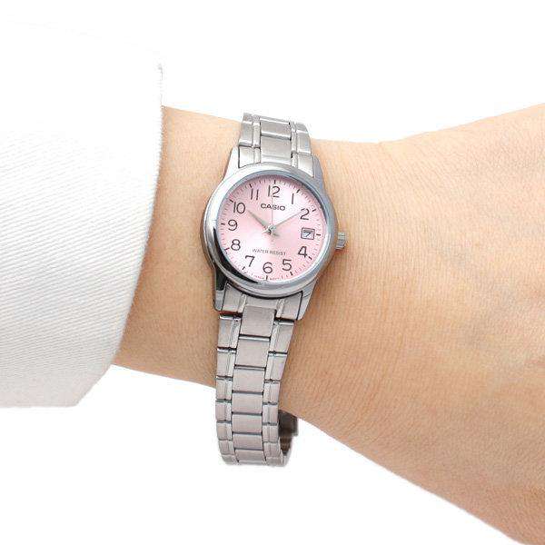 Casio LTP-V002D-4B Silver Stainless Steel Strap Watch for Women-Watch Portal Philippines