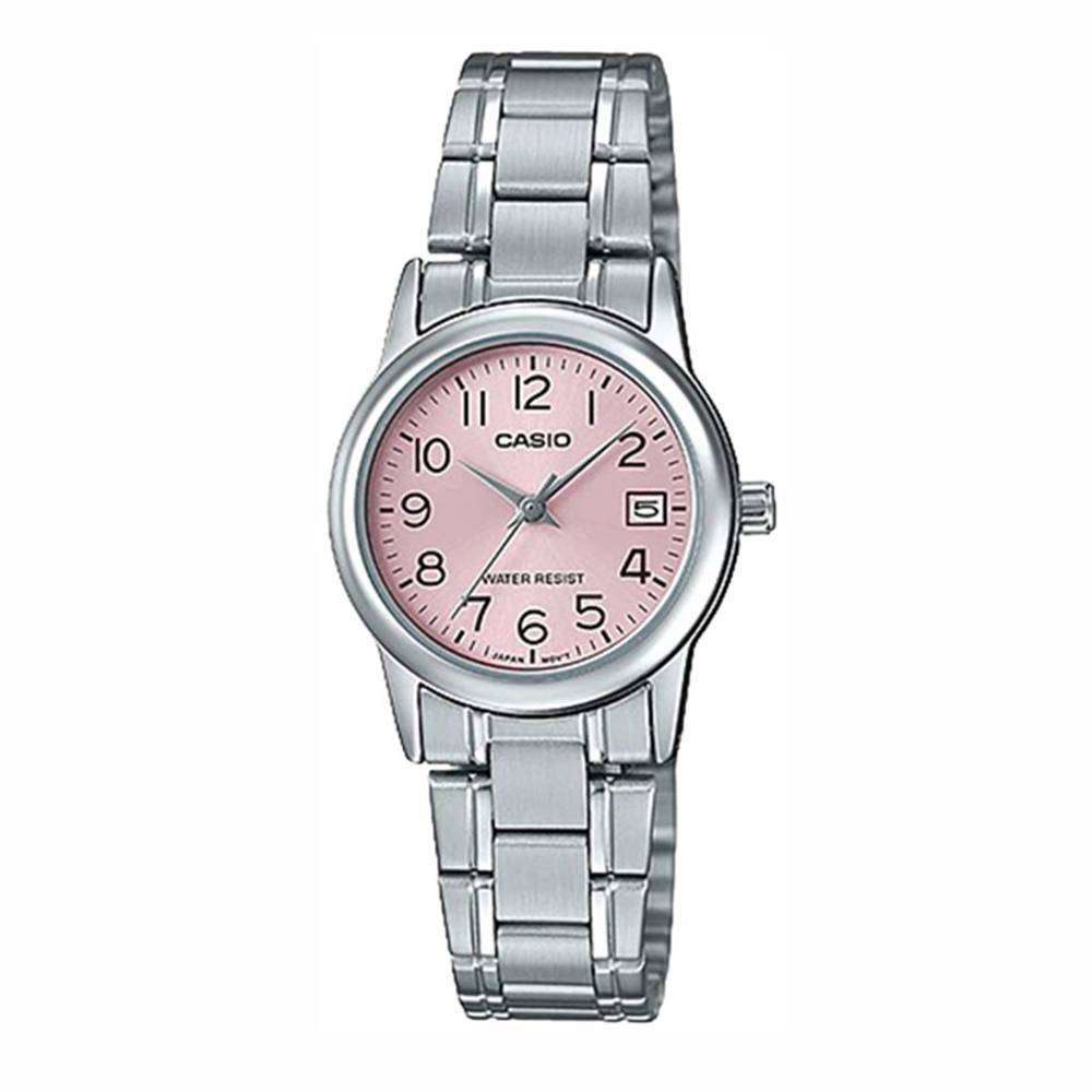 Casio LTP-V002D-4B Silver Stainless Steel Strap Watch for Women-Watch Portal Philippines