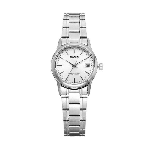 Casio LTP-V002D-7A Silver Stainless Steel Strap Watch for Women-Watch Portal Philippines