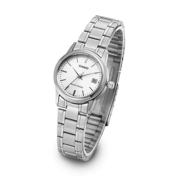 Casio LTP-V002D-7A Silver Stainless Steel Strap Watch for Women-Watch Portal Philippines