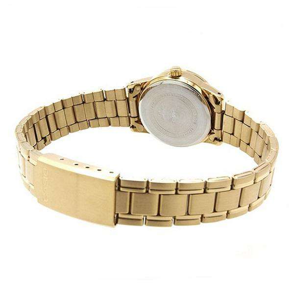 Casio LTP-V002G-1B Gold Stainless Steel Strap Watch for Women-Watch Portal Philippines