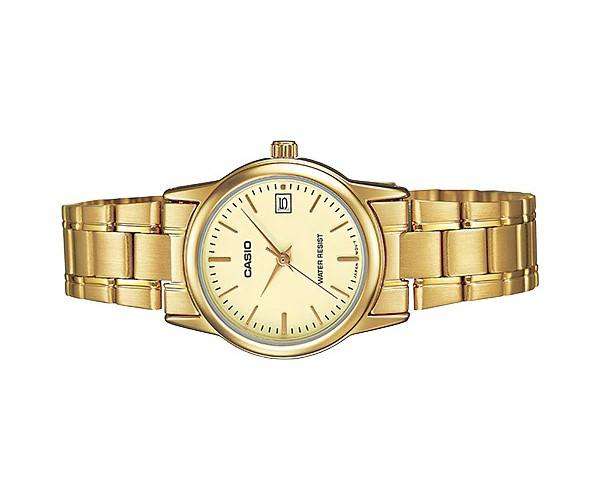 Casio LTP-V002G-9A Gold Stainless Steel Strap Watch for Women-Watch Portal Philippines