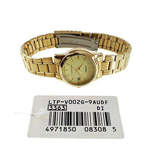 Casio LTP-V002G-9A Gold Stainless Steel Strap Watch for Women-Watch Portal Philippines