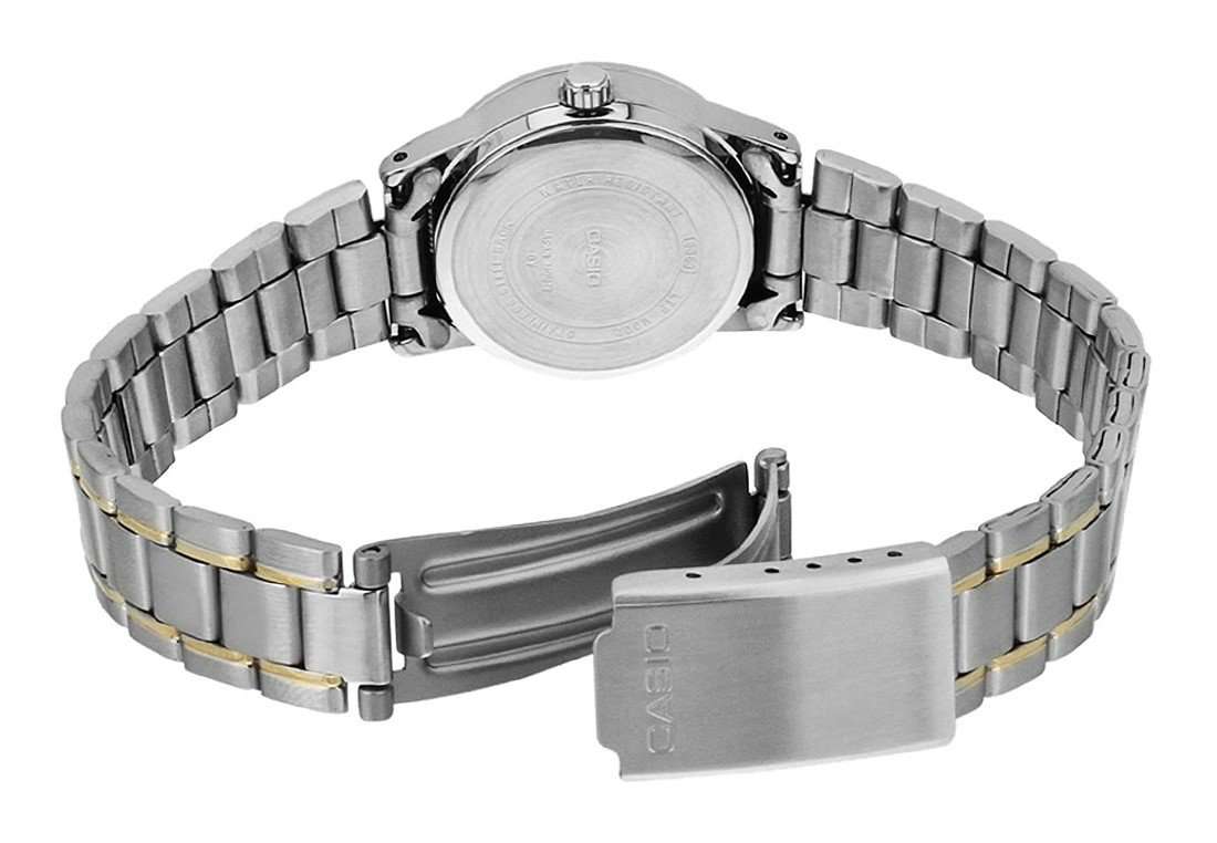Casio LTP-V002SG-9A Two Tone Stainless Steel Strap Watch for Women-Watch Portal Philippines