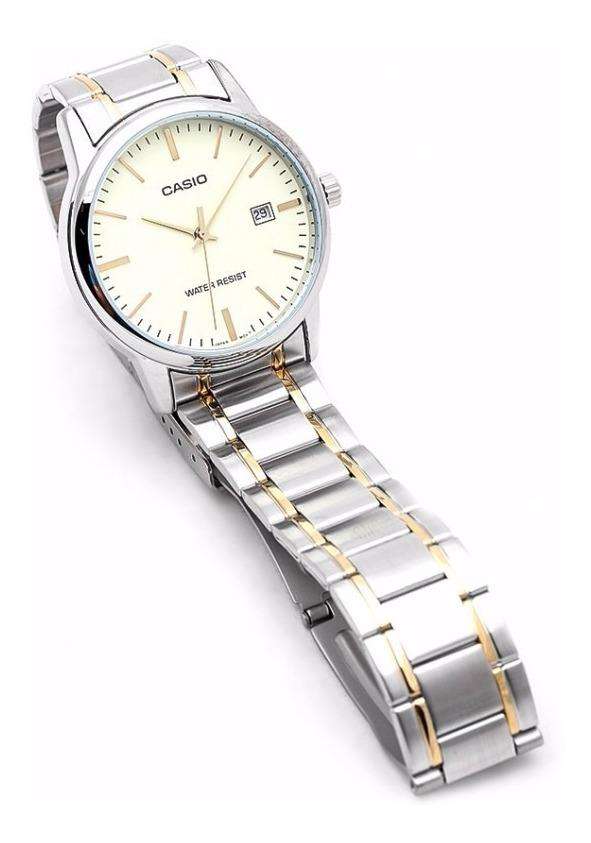 Casio LTP-V002SG-9A Two Tone Stainless Steel Strap Watch for Women-Watch Portal Philippines