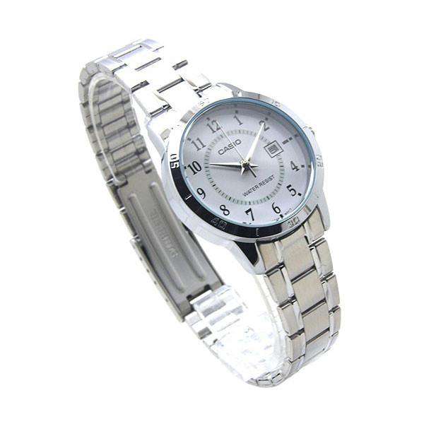 Casio LTP-V004D-7B Silver Stainless Steel Strap Watch for Women-Watch Portal Philippines
