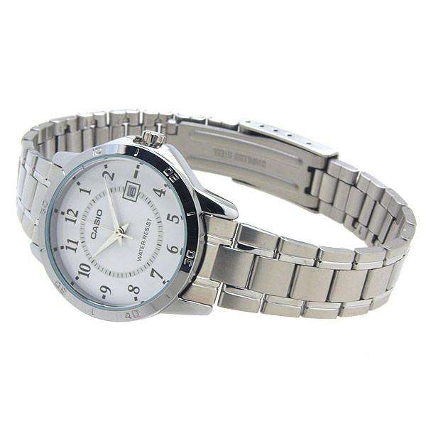 Casio LTP-V004D-7B Silver Stainless Steel Strap Watch for Women-Watch Portal Philippines