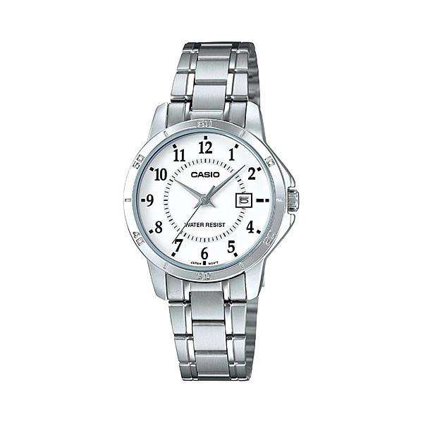 Casio LTP-V004D-7B Silver Stainless Steel Strap Watch for Women-Watch Portal Philippines