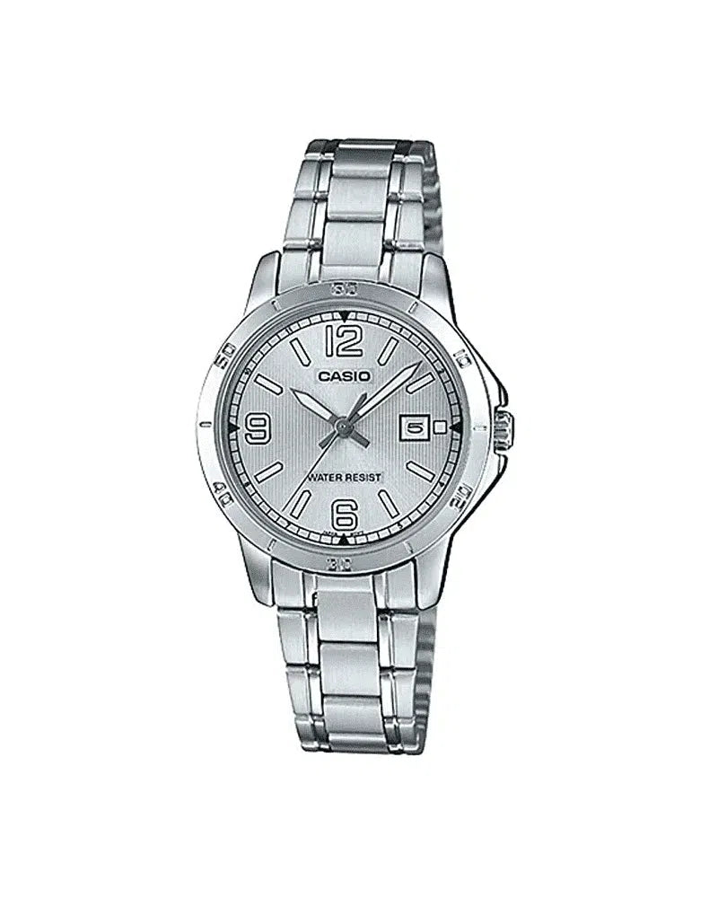 Casio LTP-V004D-7B2 Silver Stainless Watch for Women-Watch Portal Philippines
