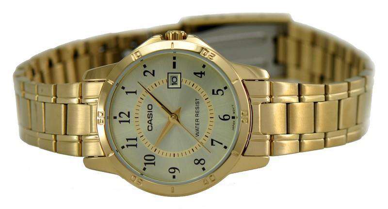 Casio LTP-V004G-9B Gold Stainless Watch for Women-Watch Portal Philippines