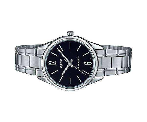 Casio LTP-V005D-1B Silver Stainless Steel Strap Watch for Women-Watch Portal Philippines