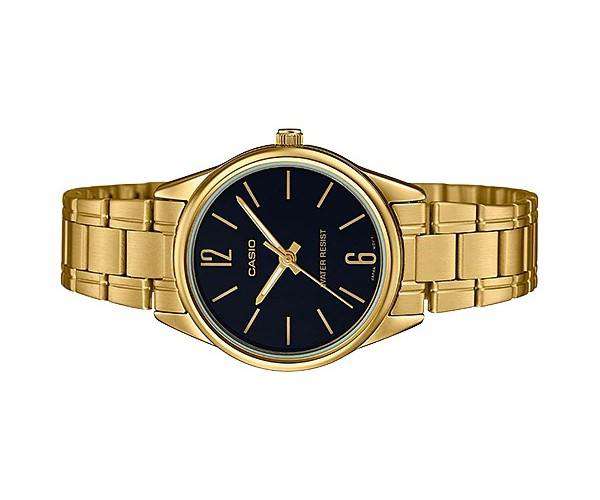 Casio LTP-V005G-1B Gold Stainless Steel Strap Watch for Women-Watch Portal Philippines